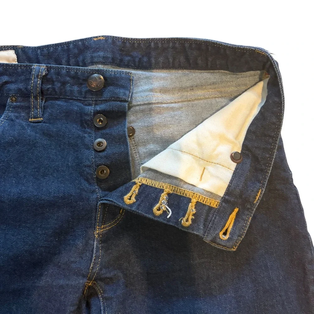 SHOCKOE ATELIER Selvedge Raw Denim Jeans Size 30 x 30 Armstrong Slim Fit USA
